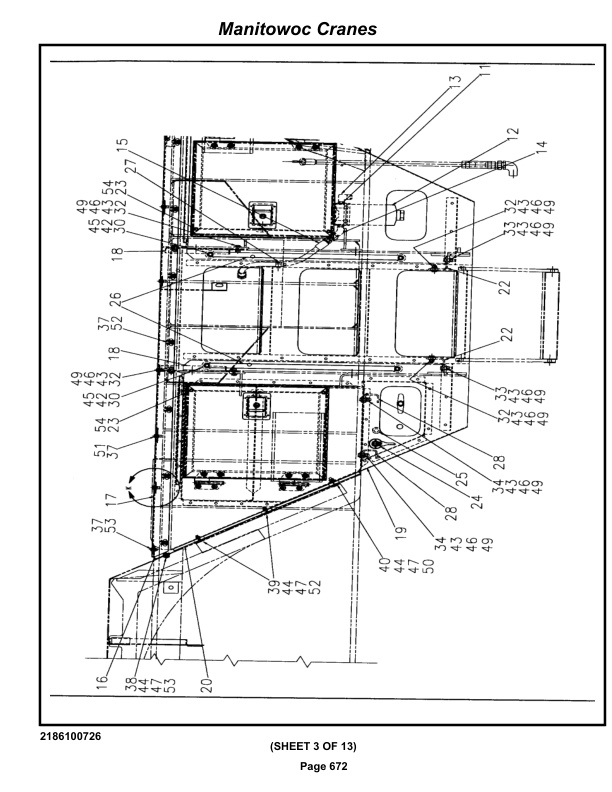 Grove RT855B Crane Parts Manual 81035 2020-3