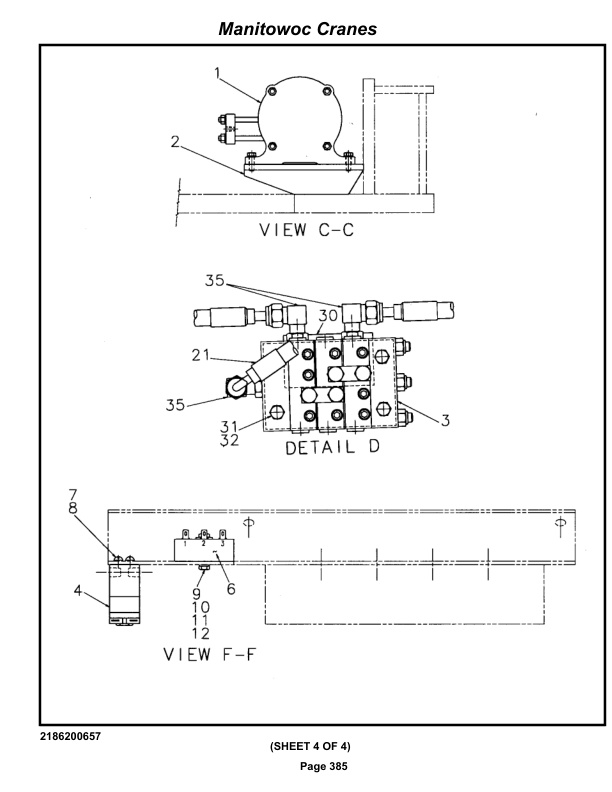 Grove RT855B Crane Parts Manual 82516 2019-2