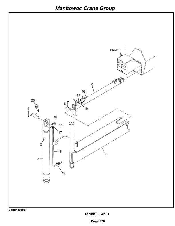 Grove RT855B Crane Parts Manual 84698 2005-3