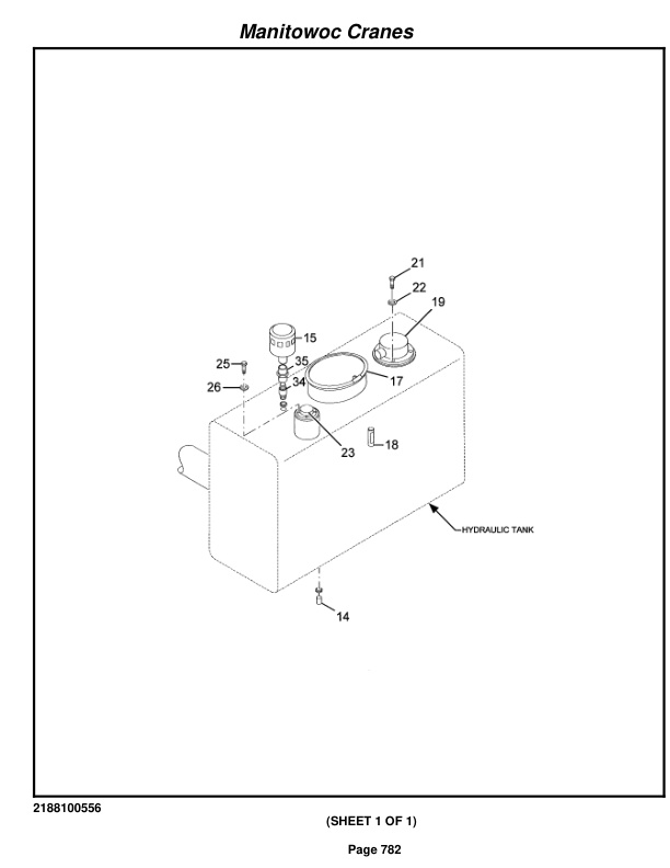 Grove RT855B Crane Parts Manual 84896 2010-3