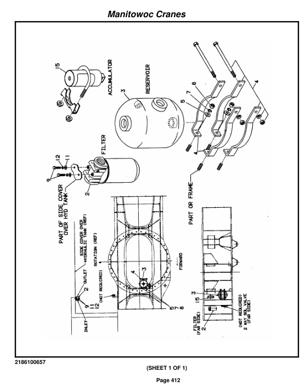 Grove RT855B Crane Parts Manual 84930 2016-2