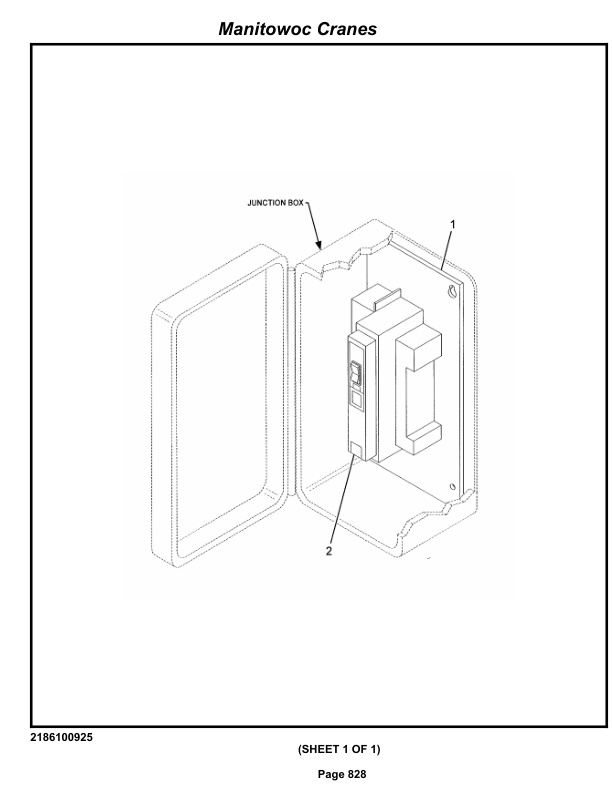 Grove RT855B Crane Parts Manual 84933 2013-3