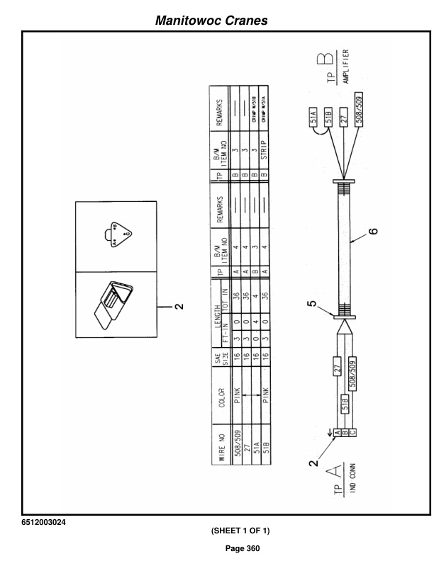 Grove RT860 Crane Parts Manual 220744 2014-2