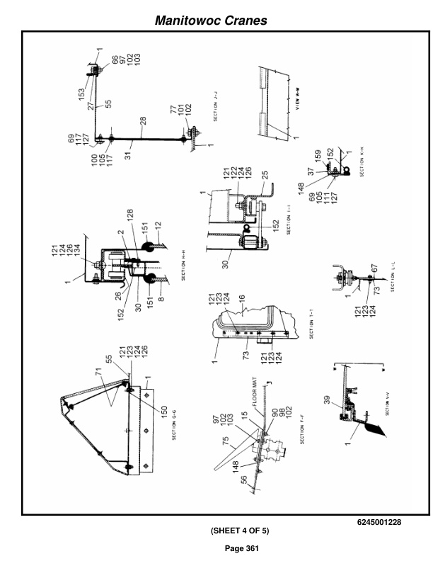 Grove RT860 Crane Parts Manual 87040 2016-2