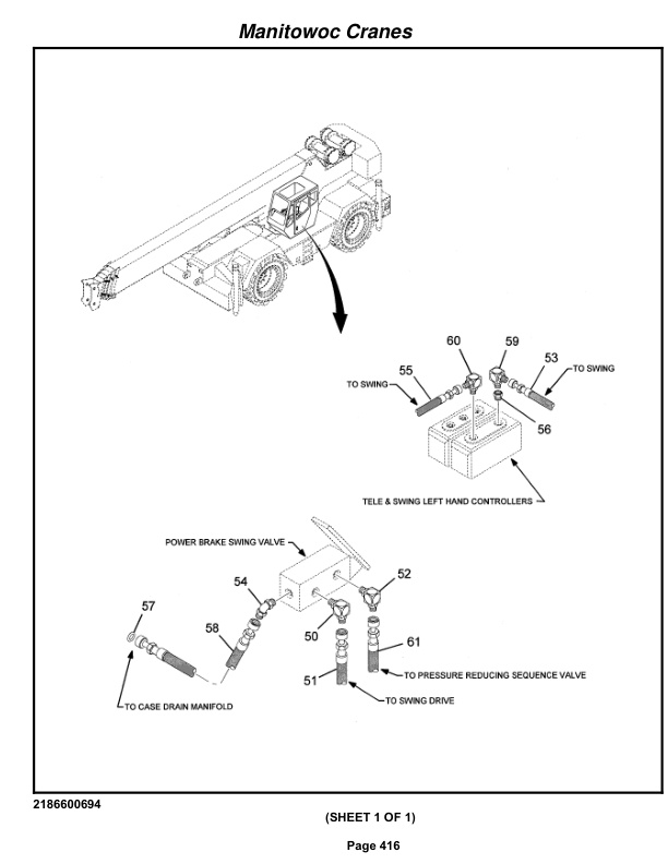Grove RT860 Crane Parts Manual 87973 2012-2