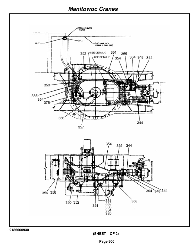 Grove RT865B Crane Parts Manual 220188 2014-3