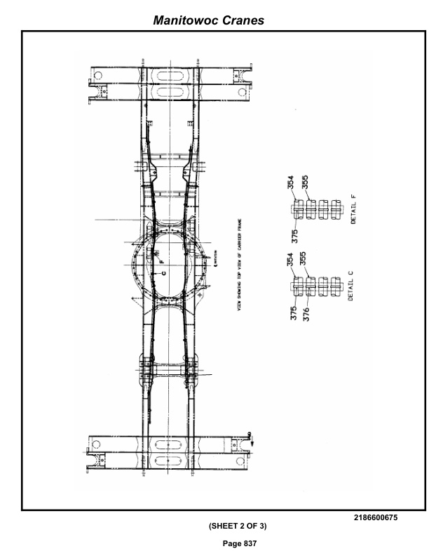 Grove RT865B Crane Parts Manual 81235 2012-3