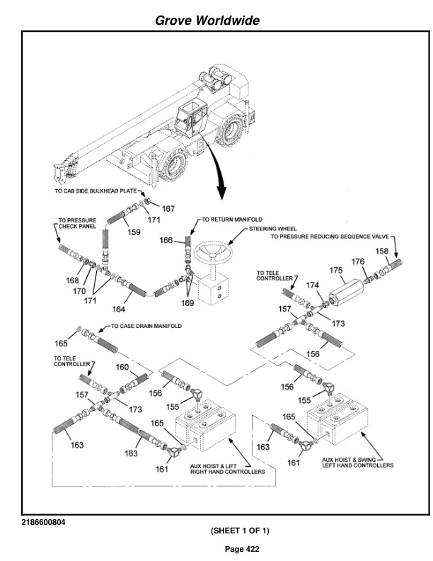 Grove RT865B Crane Parts Manual 83745 2004-2