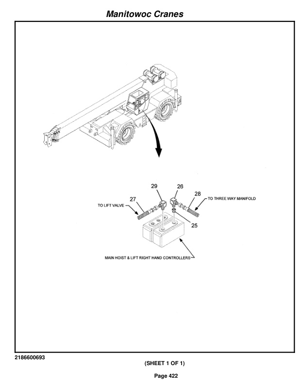 Grove RT865B Crane Parts Manual 84910 2011-2