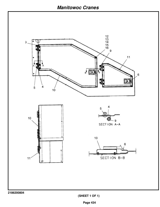 Grove RT865B Crane Parts Manual 84973 2011-2