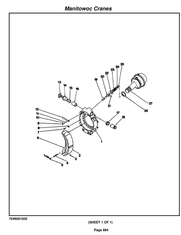 Grove RT865B Crane Parts Manual 84973 2011-3