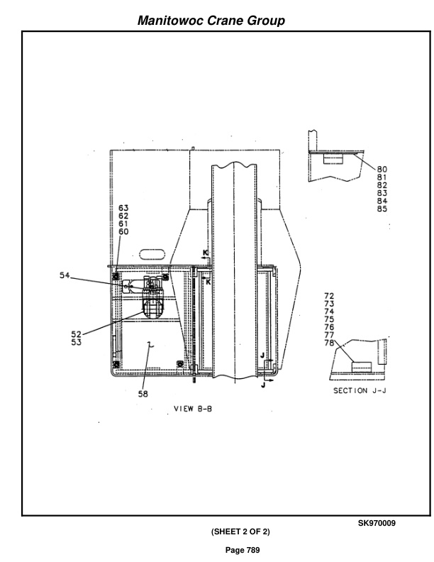 Grove RT865B Crane Parts Manual 86140 2004-3