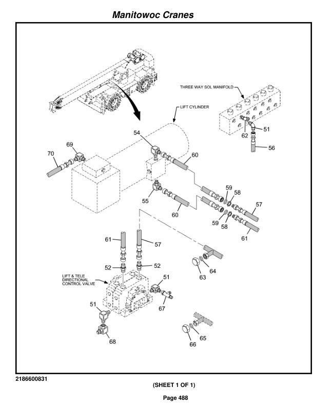 Grove RT865BXL Crane Parts Manual 220017 2014-2