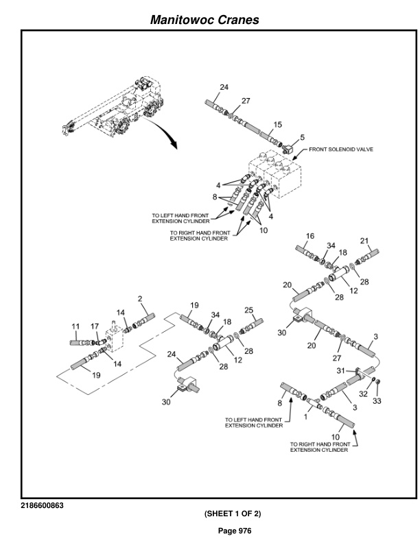 Grove RT875BXL Crane Parts Manual 223324 2015-3