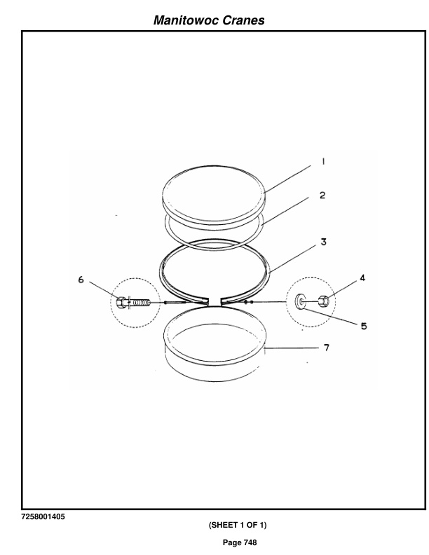 Grove RT875C Crane Parts Manual 222607 2014-3