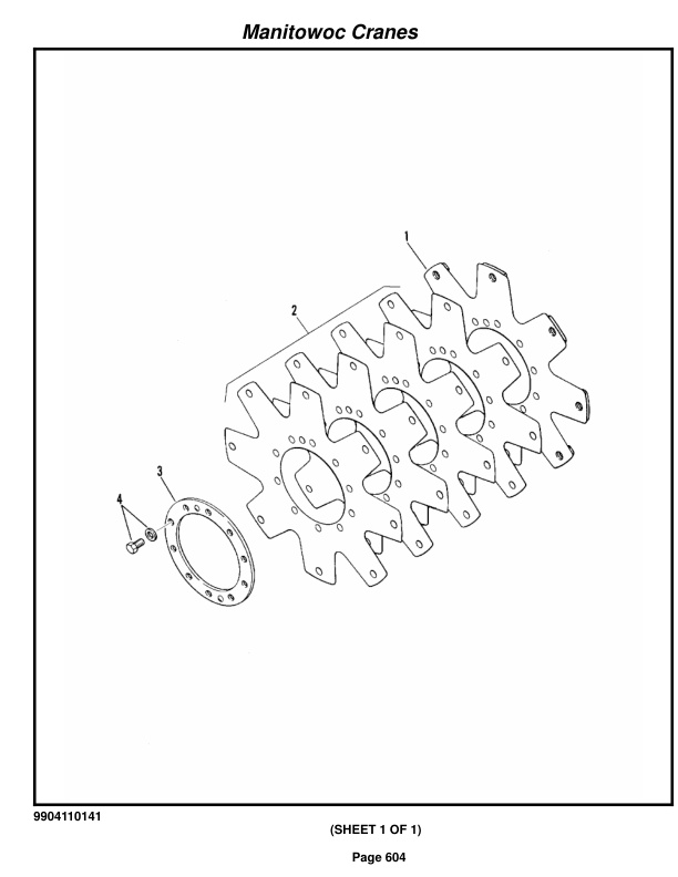 Grove RT875E Crane Parts Manual 224110 2015-3