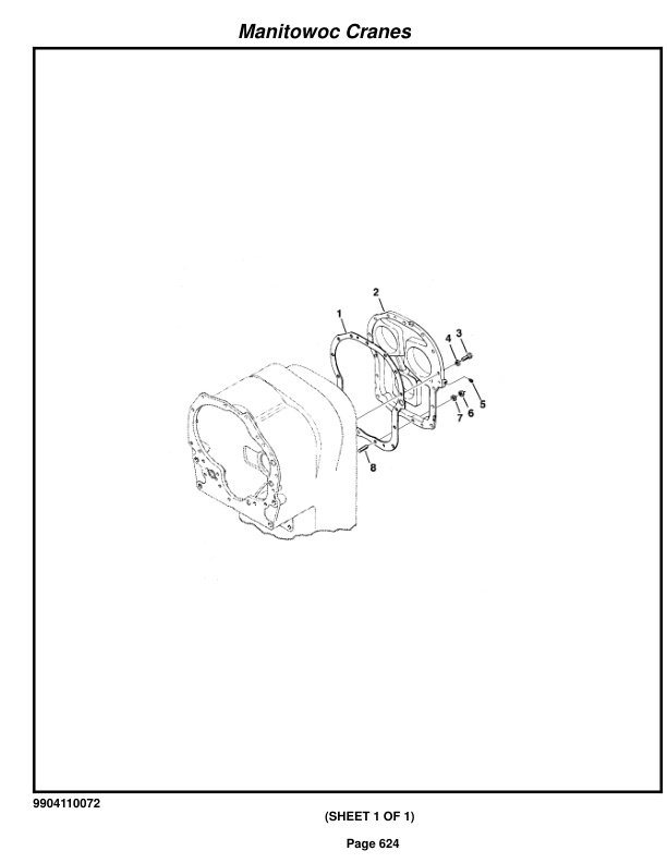 Grove RT875E Crane Parts Manual 224215 2015-3