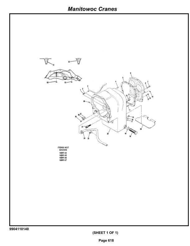 Grove RT875E Crane Parts Manual 224781 2013-3