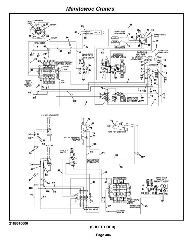 Grove RT875E3 Crane Parts Manual 225559 2009-2