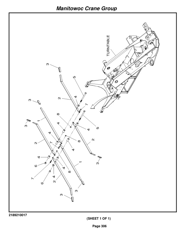 Grove RT875E3 Crane Parts Manual 225602 2006-2