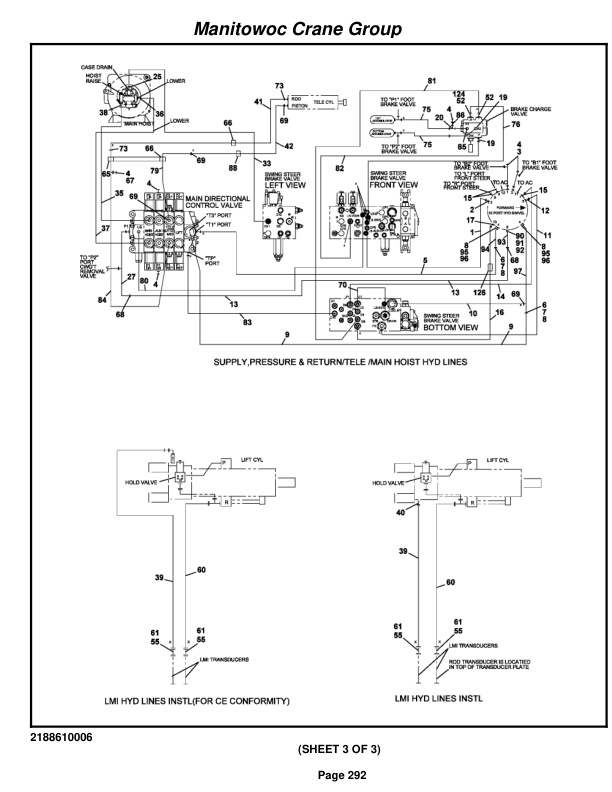 Grove RT875E3 Crane Parts Manual 225977 2006-2