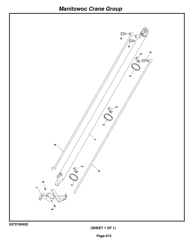 Grove RT875E3 Crane Parts Manual 226419 2007-3