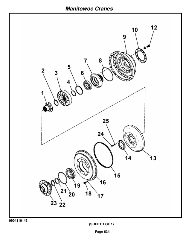 Grove RT875E3 Crane Parts Manual 227703 2017-3