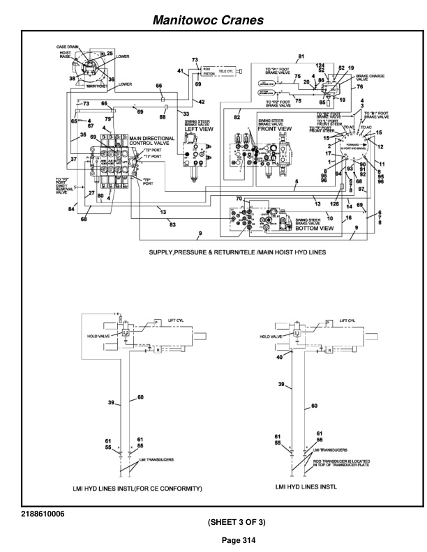 Grove RT875E3 Crane Parts Manual 227734 2010-2