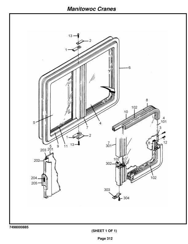 Grove RT875E3 Crane Parts Manual 227945 2016-2