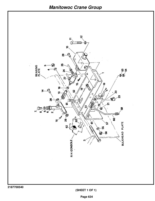 Grove RT880 Crane Parts Manual 220681 2004-3