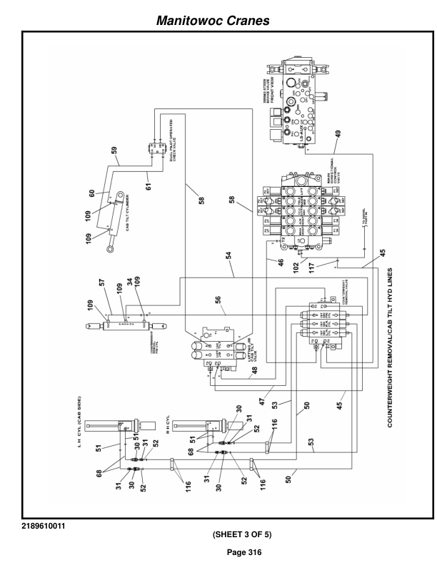 Grove RT880E Crane Parts Manual 223577 2015-2