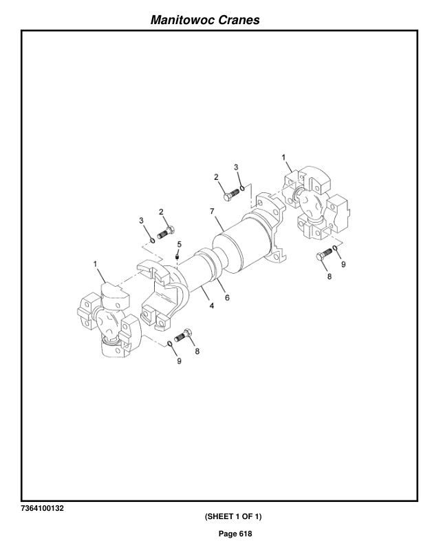 Grove RT880E Crane Parts Manual 223581 2015-3