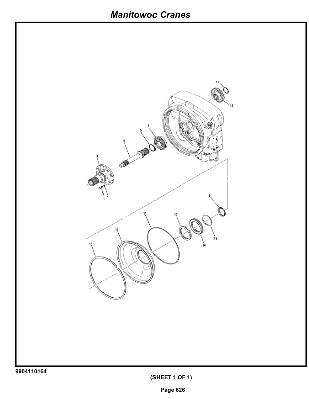 Grove RT880E Crane Parts Manual 224819 2014-3