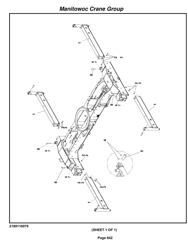 Grove RT880E Crane Parts Manual 228191 2008-3