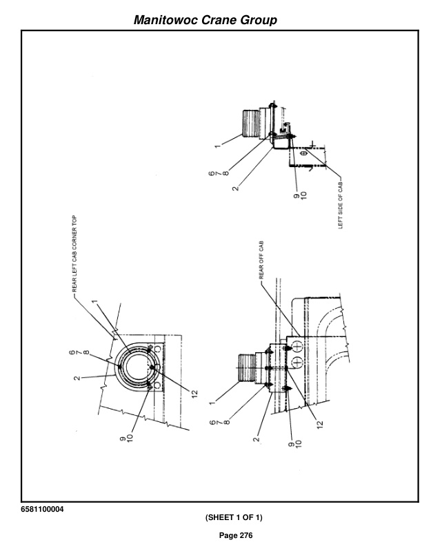 Grove RT880E Crane Parts Manual 229706 2008-2