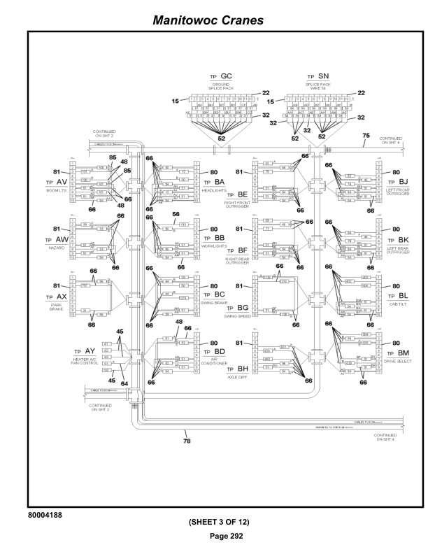 Grove RT880E Crane Parts Manual 229998 2019-2