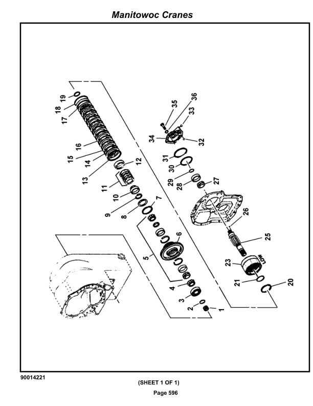 Grove RT880E Crane Parts Manual 229998 2019-3