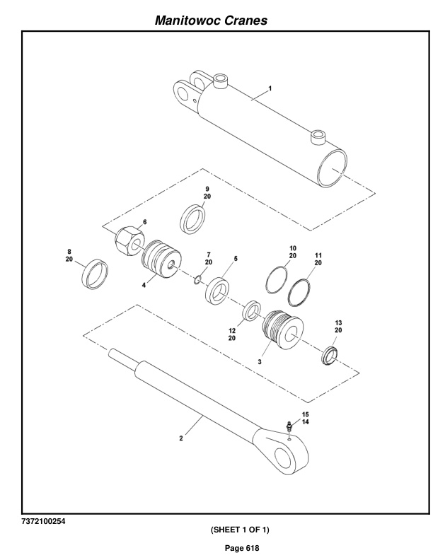 Grove RT880E Crane Parts Manual 230022 2009-3