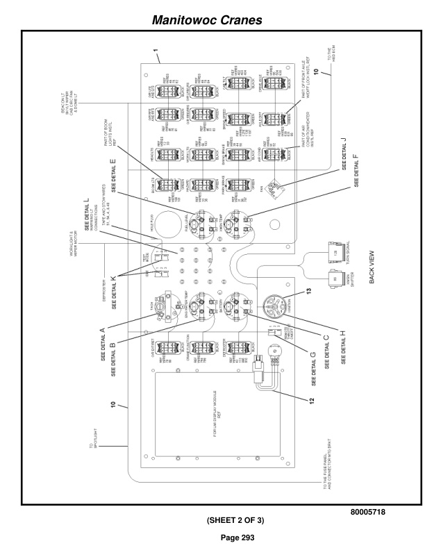 Grove RT880E Crane Parts Manual 230488 2016-2