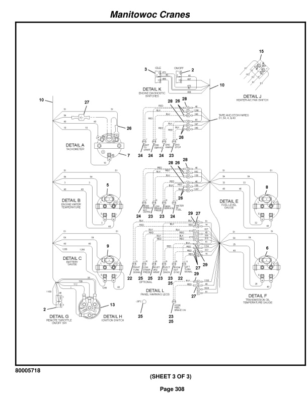 Grove RT880E Crane Parts Manual 230497 2016-2