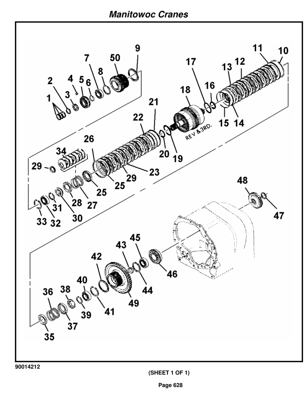 Grove RT880E Crane Parts Manual 230497 2016-3