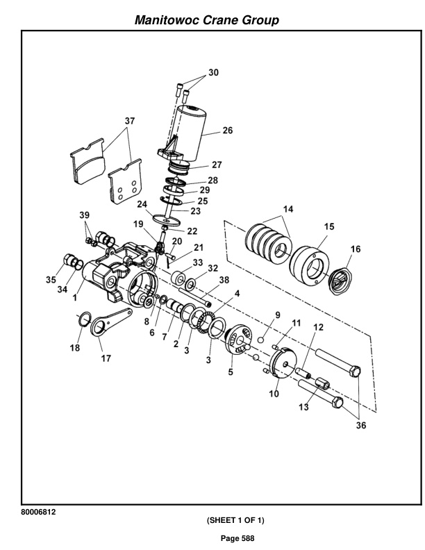 Grove RT880E Crane Parts Manual 230553 2009-3