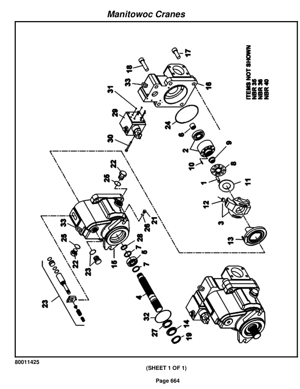 Grove RT880E Crane Parts Manual 231271 2010-3