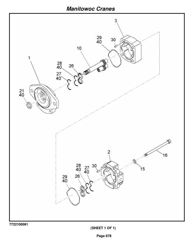 Grove RT880E Crane Parts Manual 231477 2011-3