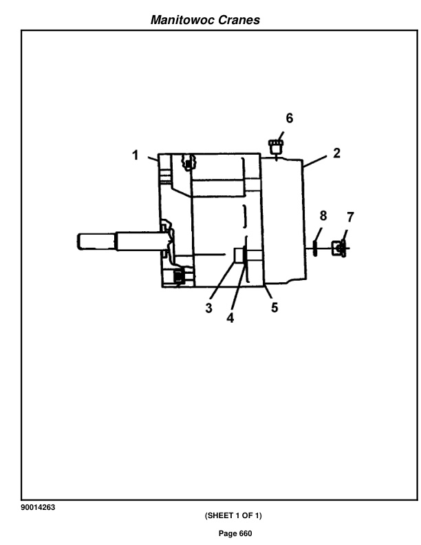 Grove RT880E Crane Parts Manual 231552 2011-3