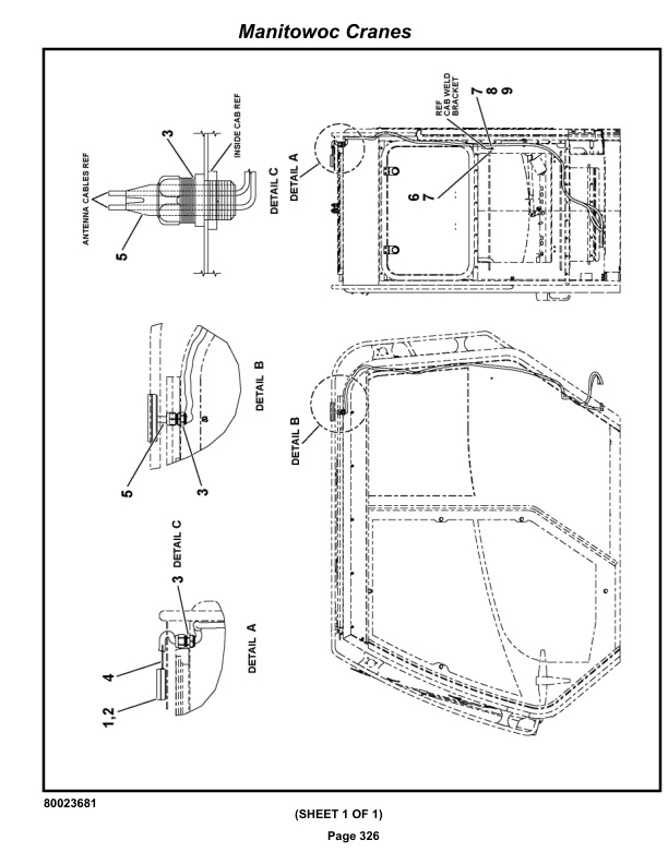 Grove RT880E Crane Parts Manual 231700 2019-2