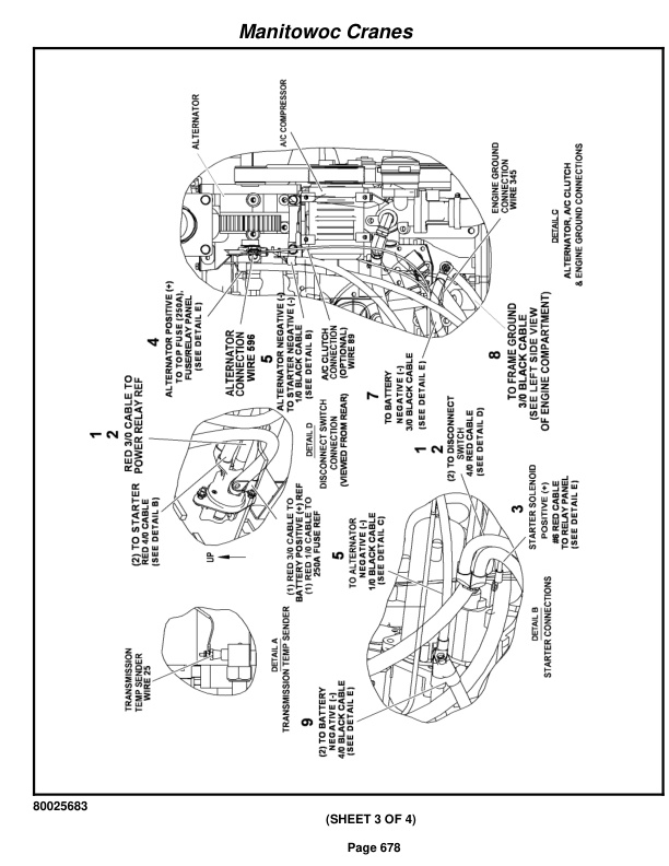 Grove RT880E Crane Parts Manual 231878 2011-3