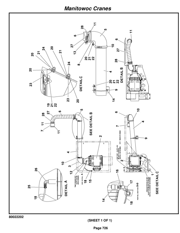 Grove RT880E Crane Parts Manual 231902 2011-3