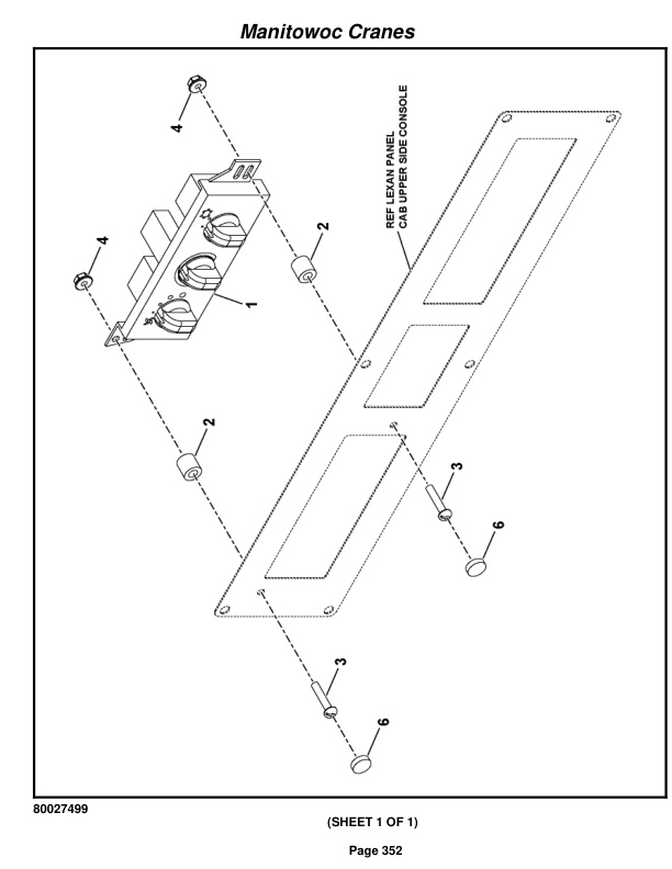 Grove RT880E Crane Parts Manual 232343 2011-2