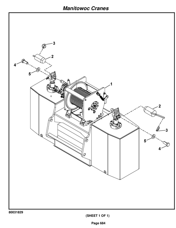 Grove RT880E Crane Parts Manual 232353 2012-3